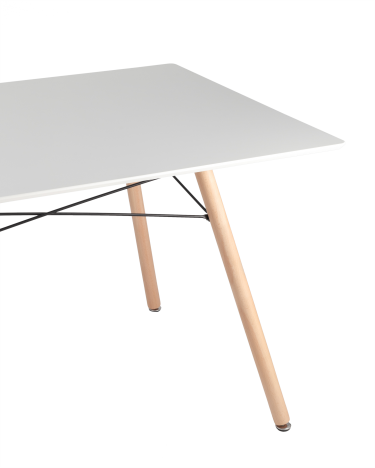Стол Stool group Eames DSW Rectangle New 120х80 белый